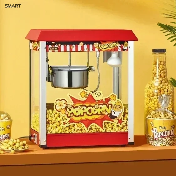 

Commercial new popcorn machine. Automatic popcorn machine. spherical butterfly shaped electric popcorn machine.