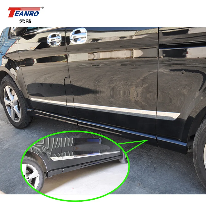 

Suitable for 16-22 Mercedes-Benz New Vito Side Skirt V260V250 Anti-collision Strip Side Surrounding Skirt Car Crash Protection