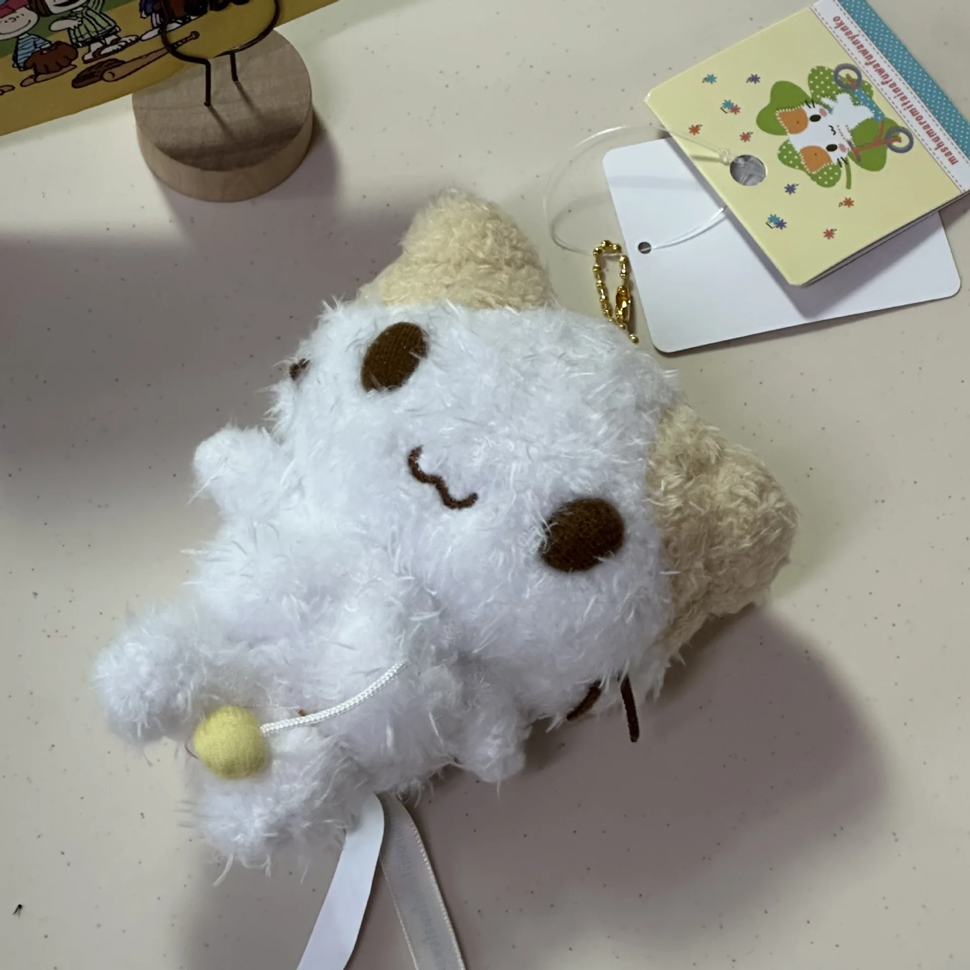 

Masyumaro Fluffy Fuwa Nyanko Cat плюшевый брелок для ключей мультфильм Kawaii милая сумка брелки талисман подвеска брелок