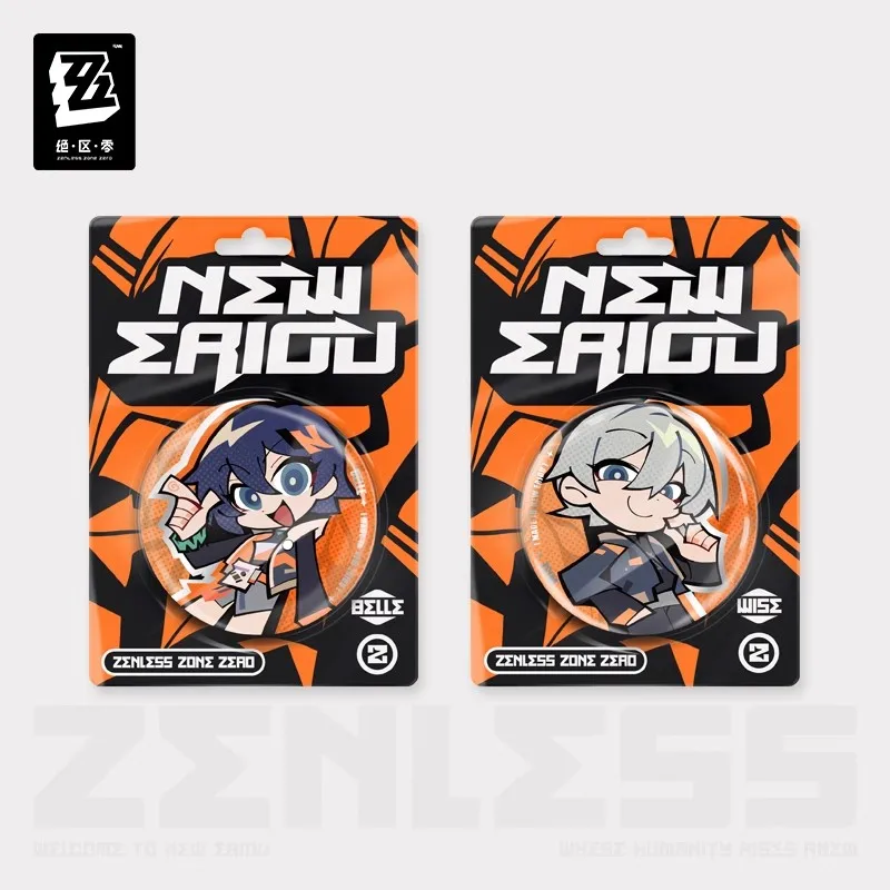 

Official miHoYo Zenless Zone Zero Lidu Series Q-style Tinplate Badges Proxy Anime Game Merchandise Accessories