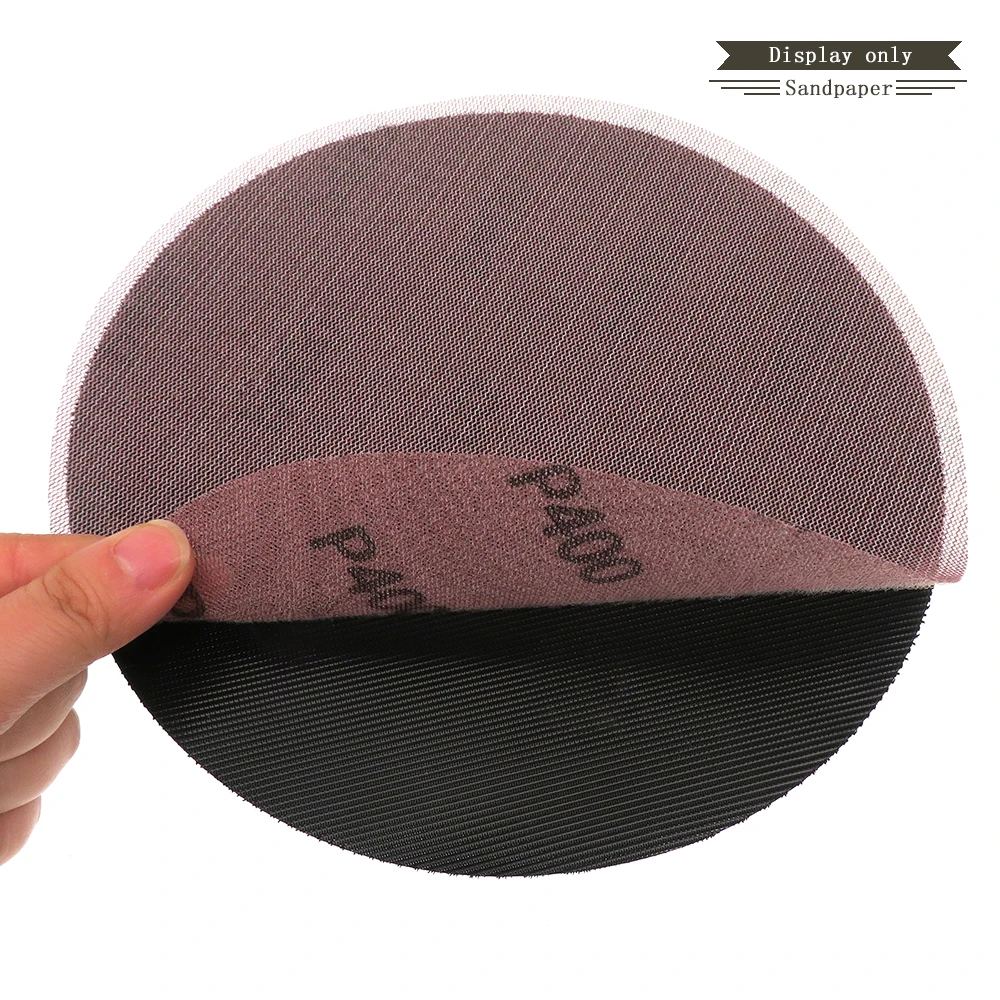 10Pcs 9 Inch 220mm Mesh Abrasive Hook and Loop Sand Paper Dust Free Sanding Discs Anti-blocking Dry Grinding Sandpaper 80 to 600