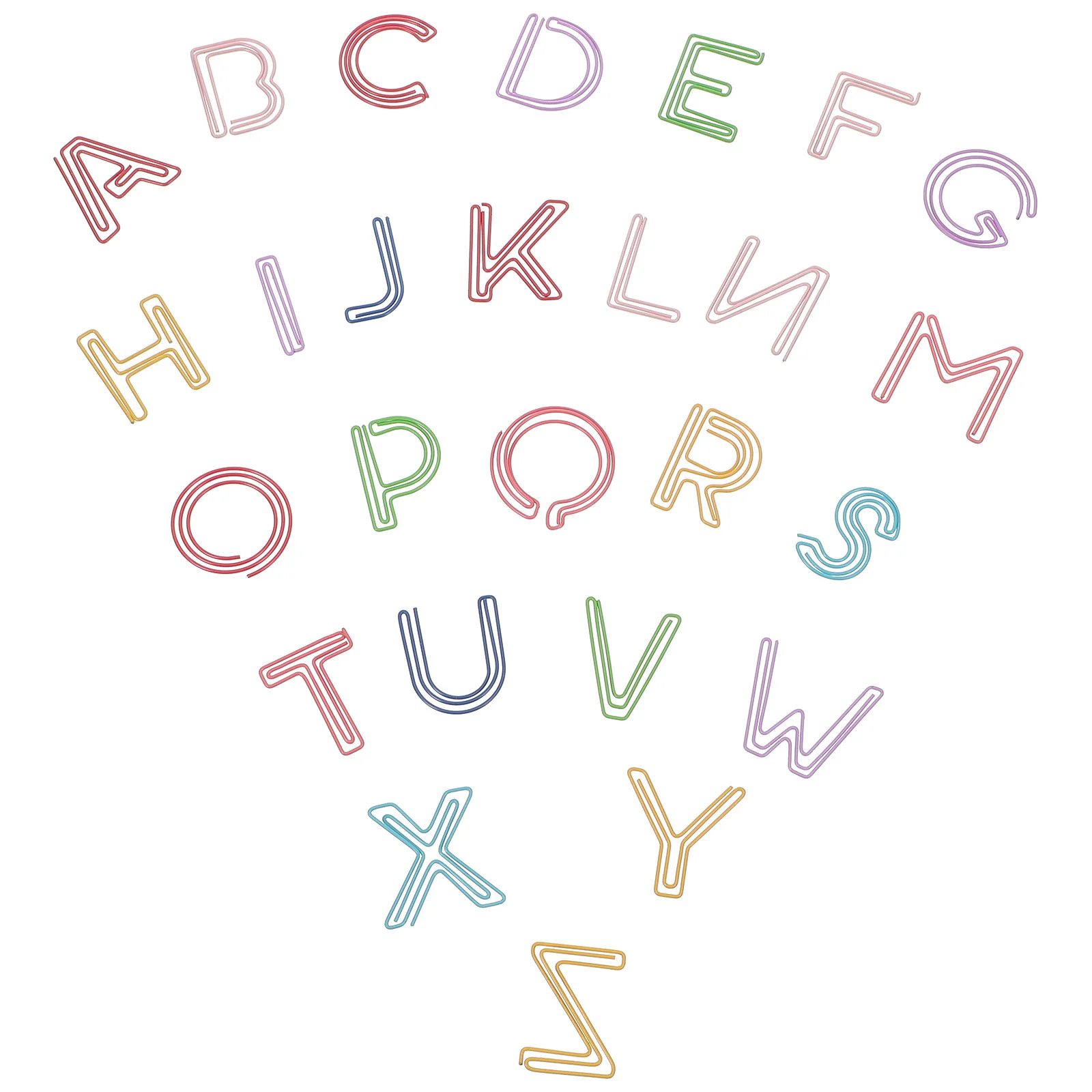 

26Pcs Exquisite Craftsmanship Metal Clips Lovely Cartoon Design for Organizing Files and Reports Thickened Paper Clips