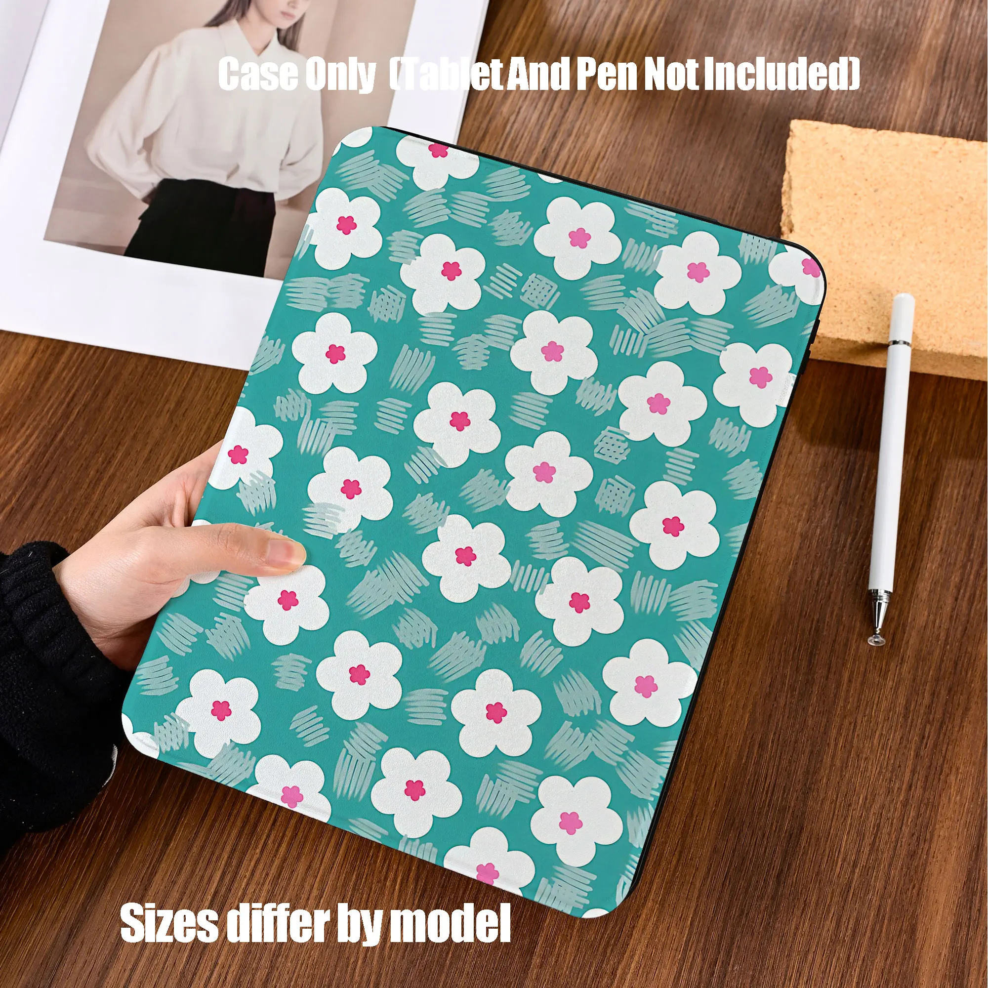 Shockproof TPU Tablet Protective Case with Pencil Holder Auto Sleep Wake for Apple /Samsung/Xiaomi/Redmi/Huawei/Honor