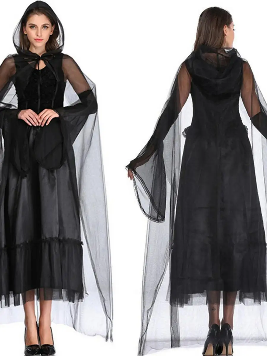 Kostium na Halloween, ślub, strój doktora, damski, motyw głowy, szkielet, diabeł, panna młoda, spódnica, materiał poliestrowy