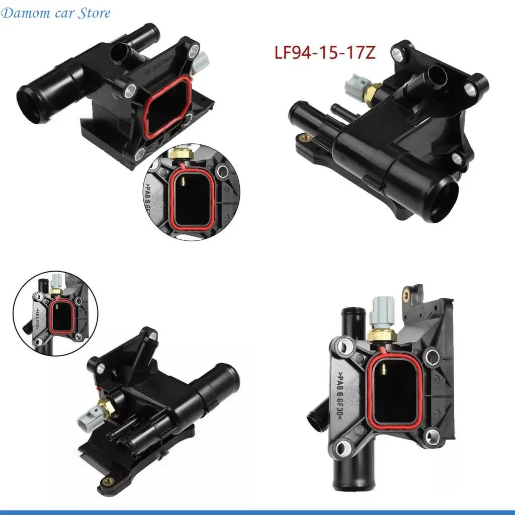 

A2UC Replacement Engine Coolant Water Outlet Automotive Accessories for 3 5 6 LF9415179A 902690 Easy Installation
