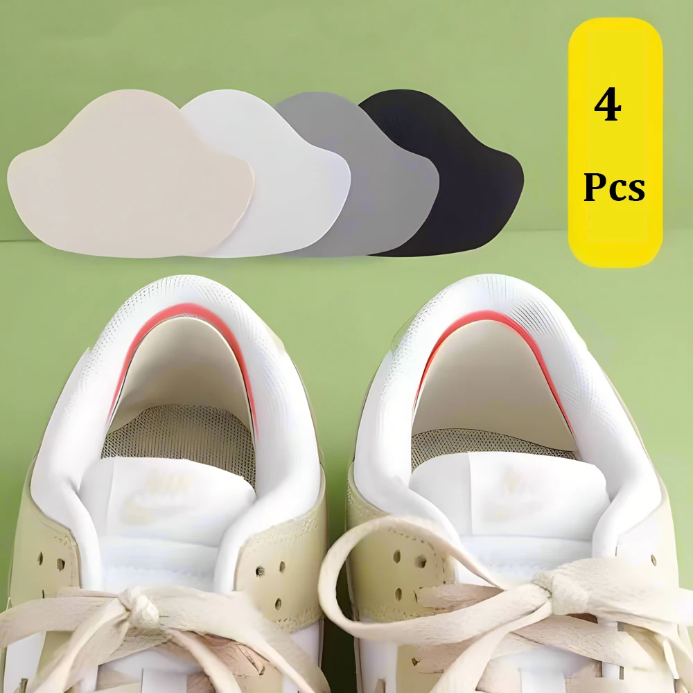 4Pcs Shoe Repair Stickers Anti-Wear Heel Protectors Self Adhesive Shoes Patches Insoles for Sneakers Foot Care Subsidy Inserts
