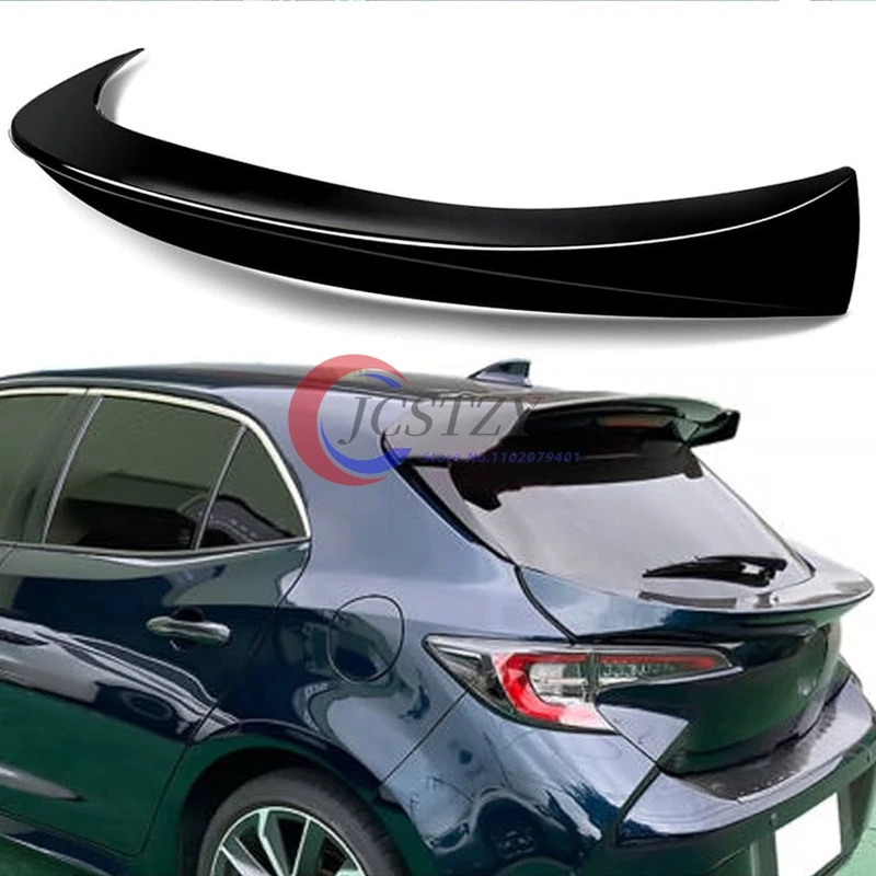 Extensión de labio del alerón trasero del coche para Toyota Corolla 5 puertas Hatchback 2019-2022 labio del alerón medio del maletero trasero