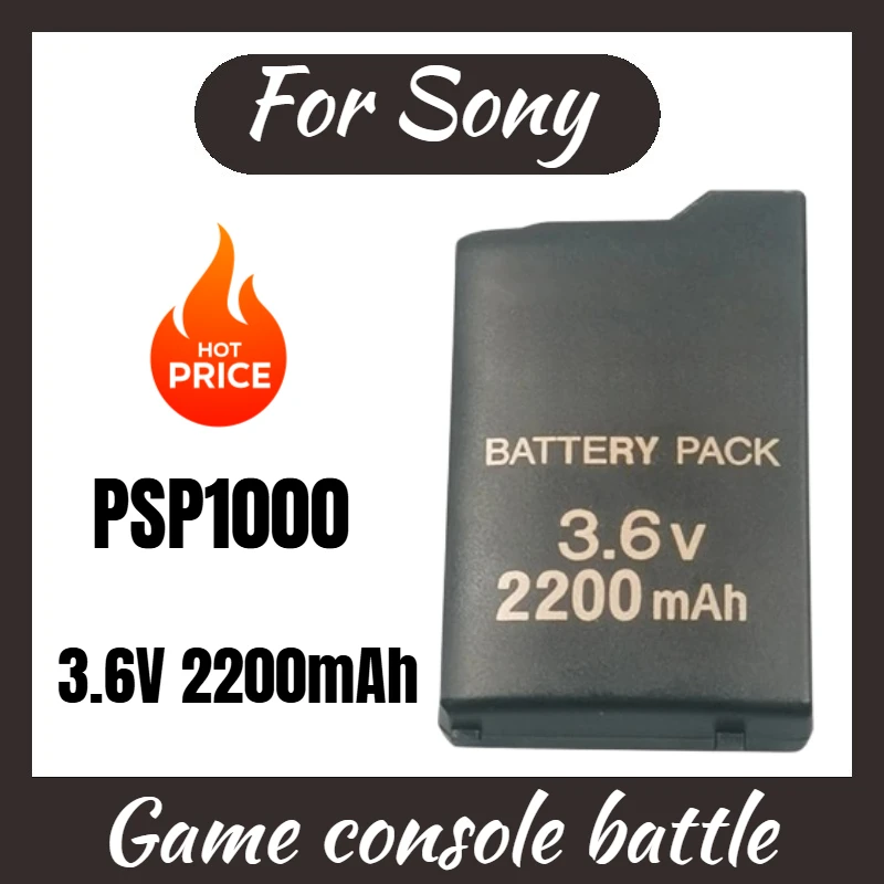 

Brand New Replacement Rechargeable Battery Pack 3.6V 2200mAh for Sony PSP1000 PSP-280