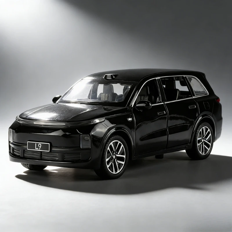 

Машинка-модель Ideal L9 из сплава, масштаб 1:32, с функцией отката, звуковыми и световыми эффектами, коллекционная модель электромобиля, украшение для фанатов, игрушка для мальчиков