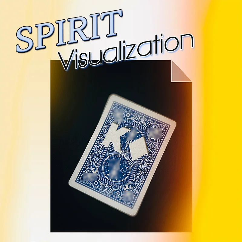 Spirit Visualization Magic Tricks Card Prediction Revealed Magia Magician Close Up Stage Illusions Gimmicks Mentalism Props