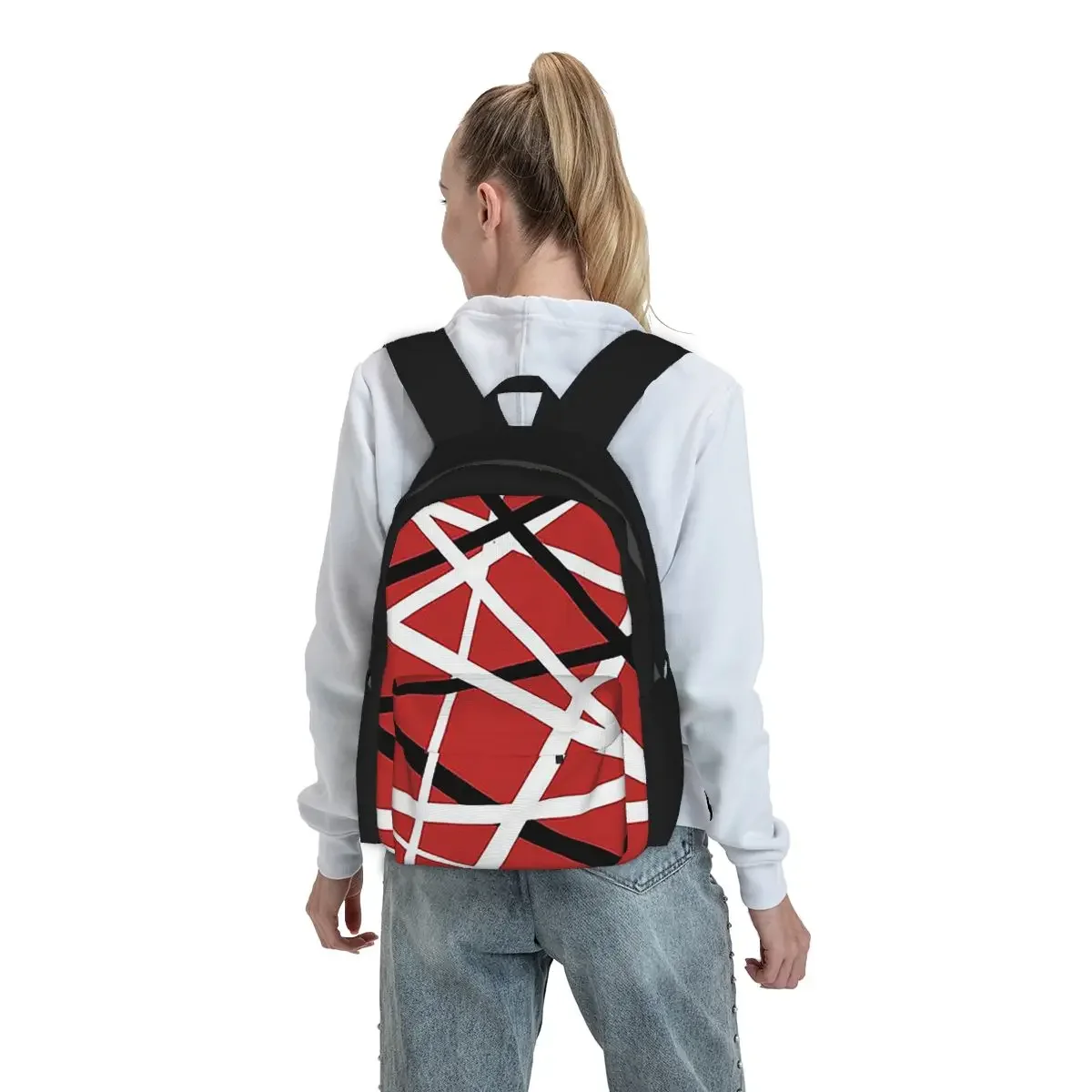 Nice One Van Halen Backpack Boys Girls BookBag Children School Bag Computer Shoulder Bags for Men Women