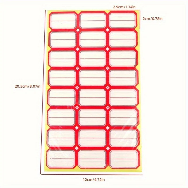 10sheets/400pcs Self-adhesive Label Stickers Self Adhesive Label Paper Mouth Paper Handwritten Marking Price Name Stickers