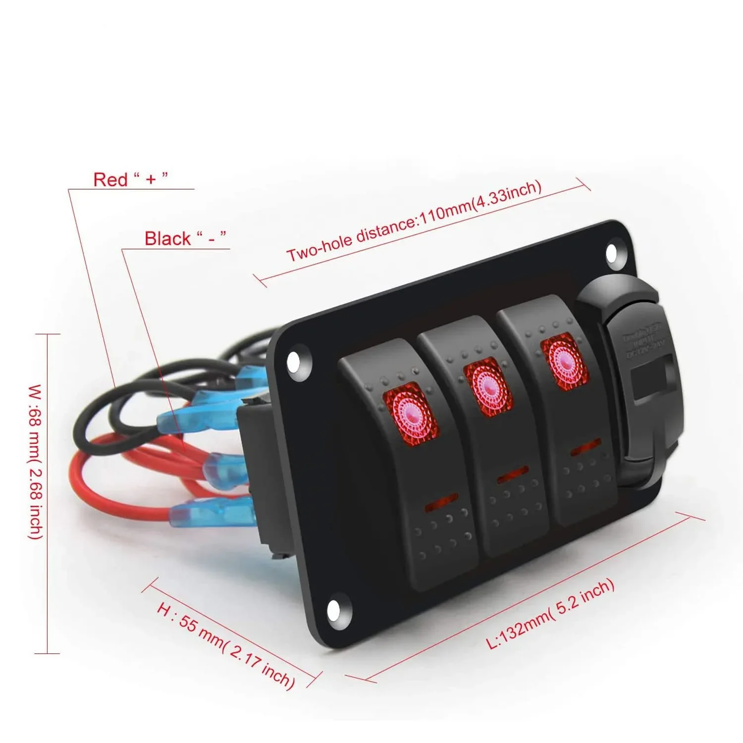 RV and Yacht Integrated Switch Panel