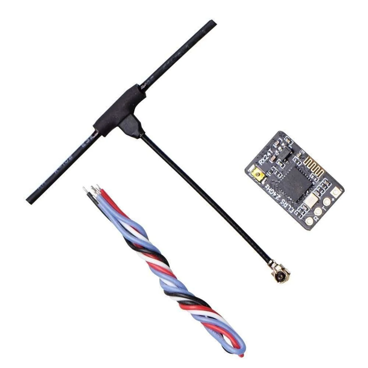ELRS ReceiverELRS Receiver ExpressLRS RX24T 2.4G Receiver Radio Nano Long Range Receiver for RC FPV Drones DIY Accessories Parts