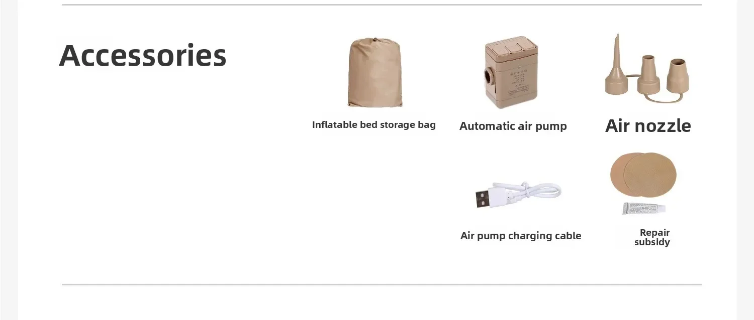 Air mattress outdoor camping camping tent sleeping mat floor shop household new automatic portable thickened air mattress bed