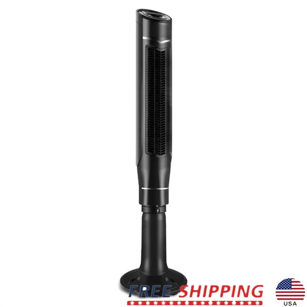 

59-дюймовый 8-скоростной пульт дистанционного управления, качающийся башенный вентилятор на пьедестале, тихий регулируемый по высоте вентилятор для внутреннего охлаждения, светодиодный дисплей