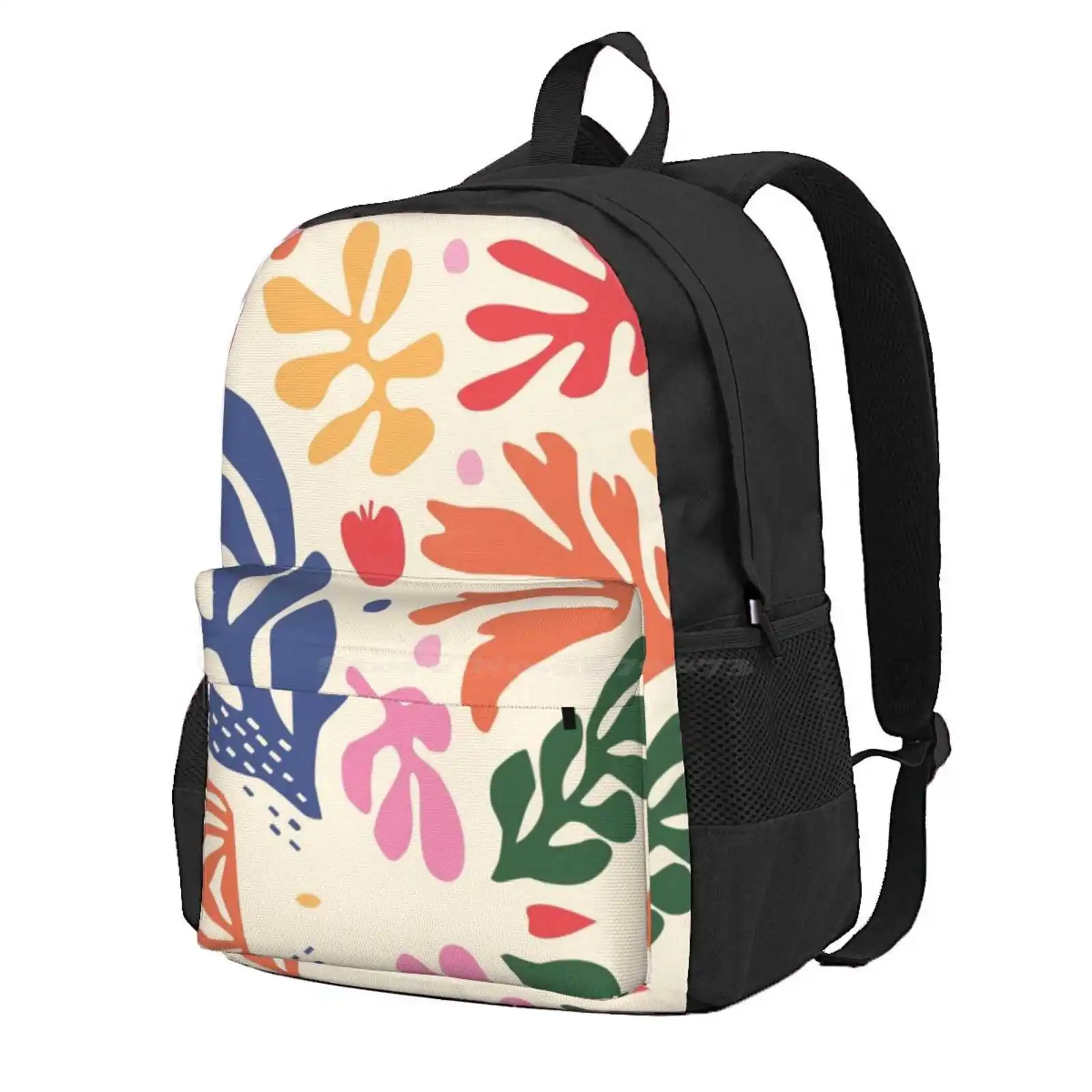 Matisse Flowers Art Hot Sale Schoolbag Backpack Fashion Bags Flowers Dancing Henri Matisse Dancers Henri Matisse Painting Fine