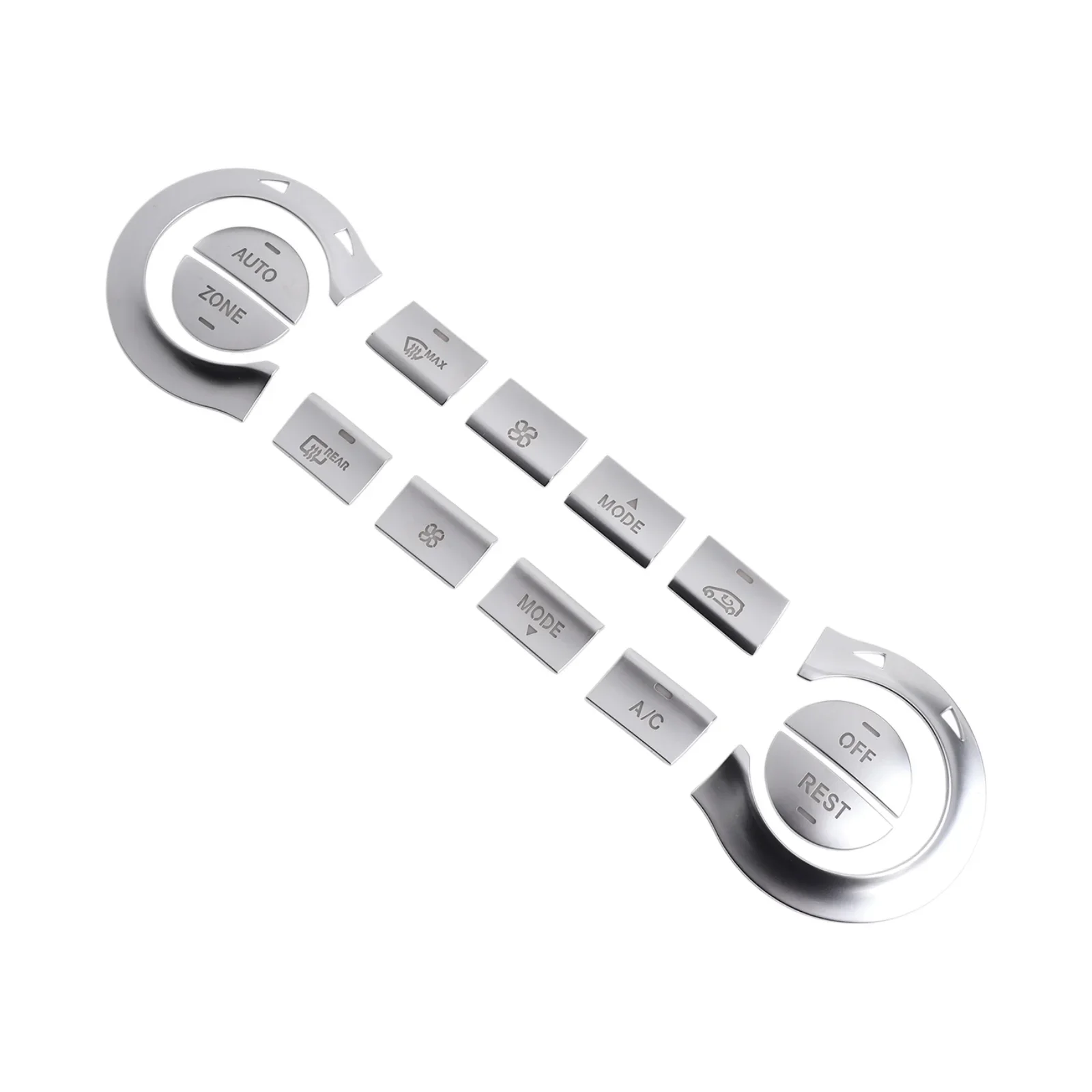 Automotive Styling A C Button Trim Seamless Integration Design Stylish Air Conditioning Trim Hassle-free Installation Process