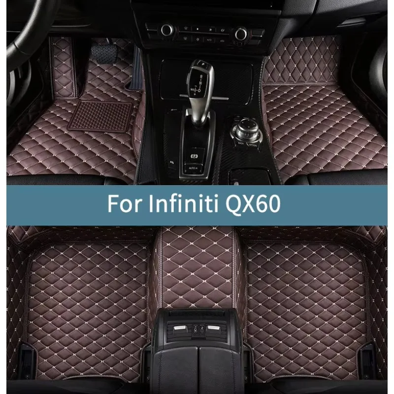 Car Floor Mats For Infiniti QX60 2014 2015 2016 2017 2018 2019 2020 Floor Mats For Cars All Weather Waterproof Full Set