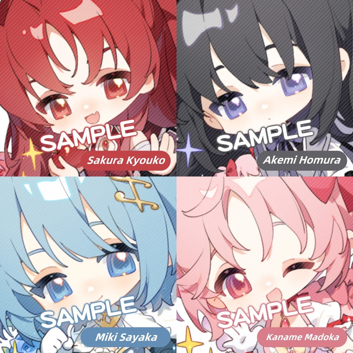 Nuovo Puella Magi Madoka Magica Cartoon portachiavi Sakura Kyouko Miki Sayaka simpatico ciondolo portachiavi Anime zaino gioielli distintivo regalo