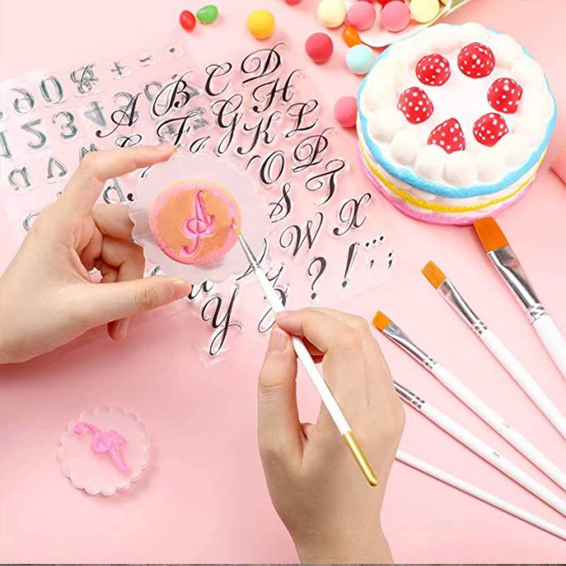 

Stamps for Cookies Letters Sweet Cake Decorating Tools Fondant Embossing DIY Letters Stamp Alphabet Cutter Pastry Accessories