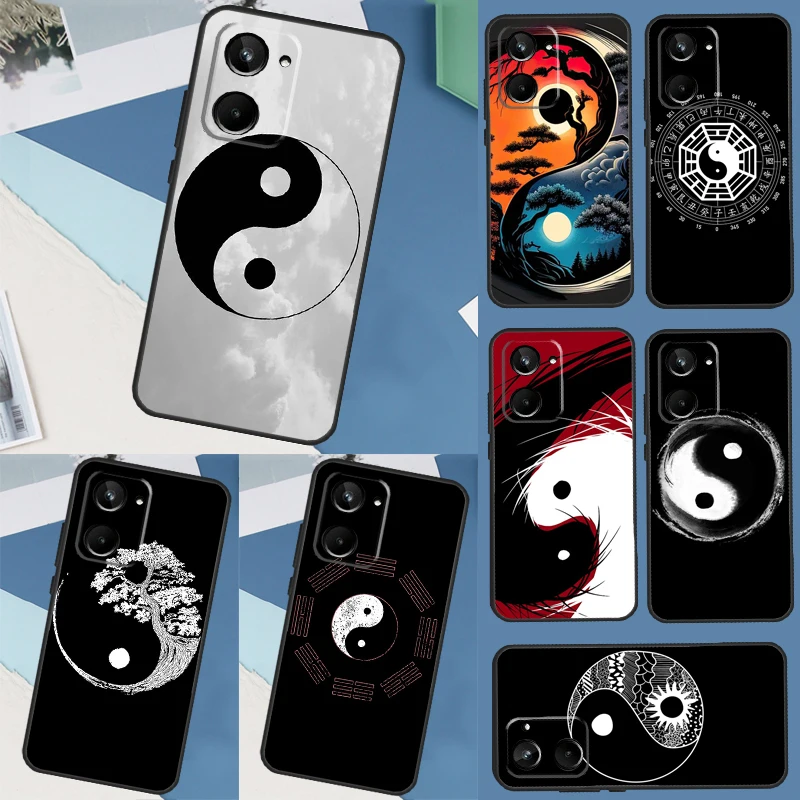 Eight Diagrams Taiji Yin Yang For Realme C55 C35 C33 C31 C30 C25 C21Y C15 C11 8 9 10 11 Pro Plus GT Neo 5 3 2 2T 3T Case