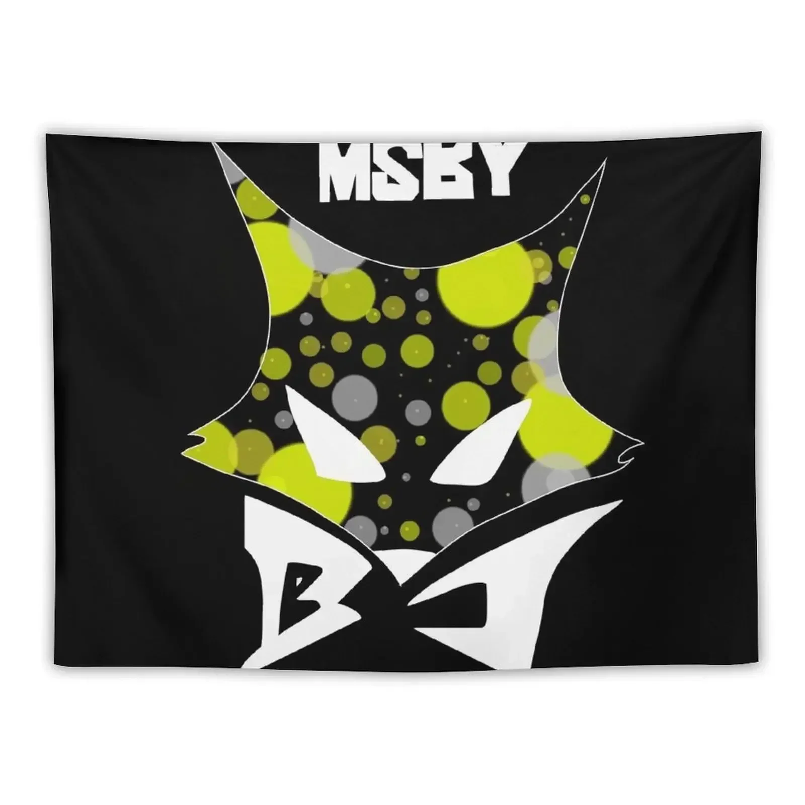 MSBY Black Jackals Logo Tapestry Aesthetic Room Decoration Room Ornaments Room Decorator Aesthetic Decor Korean Tapestry