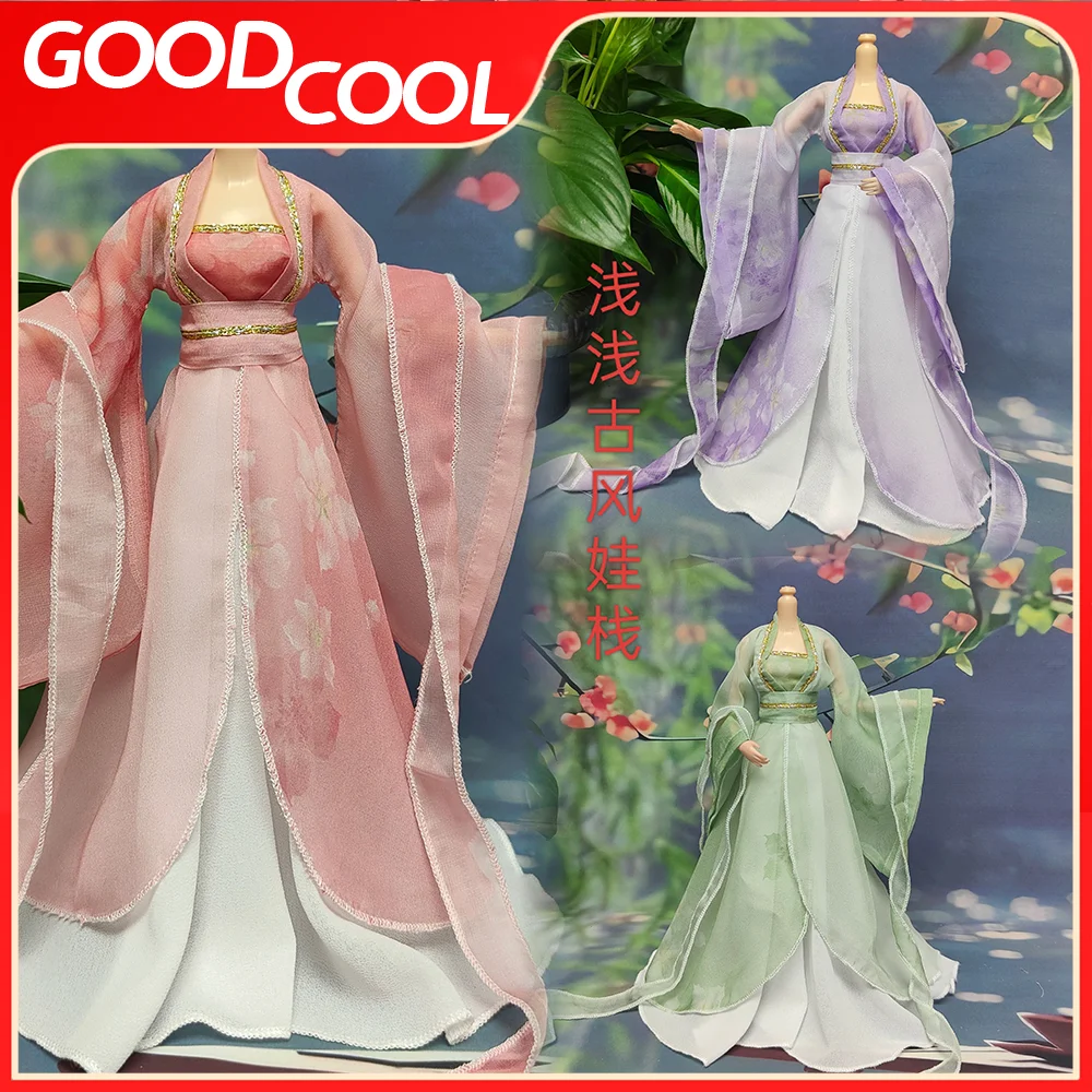 30cm 1/6 Scale Female Soldiers' Hanfu Strapless/Collection Style Ancient Clothing Accessories Fit 12 inch Action Figure Body