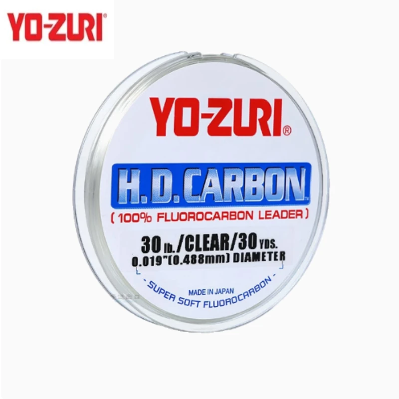 Основная леска YO-ZURI, карбоновая передняя направляющая леска, морская рыбалка, прочная прочность на растяжение, износостойкая проволока