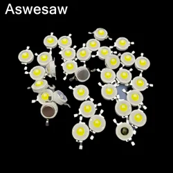 10 sztuk/partia led 1W 100-120lm żarówka LED IC SMD lampa światło dzienne biały/ciepły biały wysokiej mocy 1W LED lampa koralik