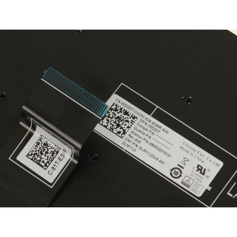 00D2DT PER DELL Chromebook 11 5190 3100 Tastiera portatile