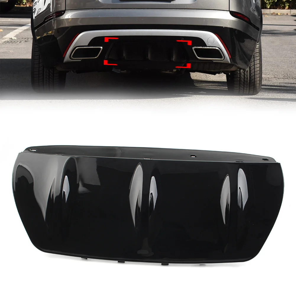 Glossy Black Car Rear Towing Hook Opening Cover Protector For Land Rover Range Rover Velar 2018 2019 2020 2021 LR133261