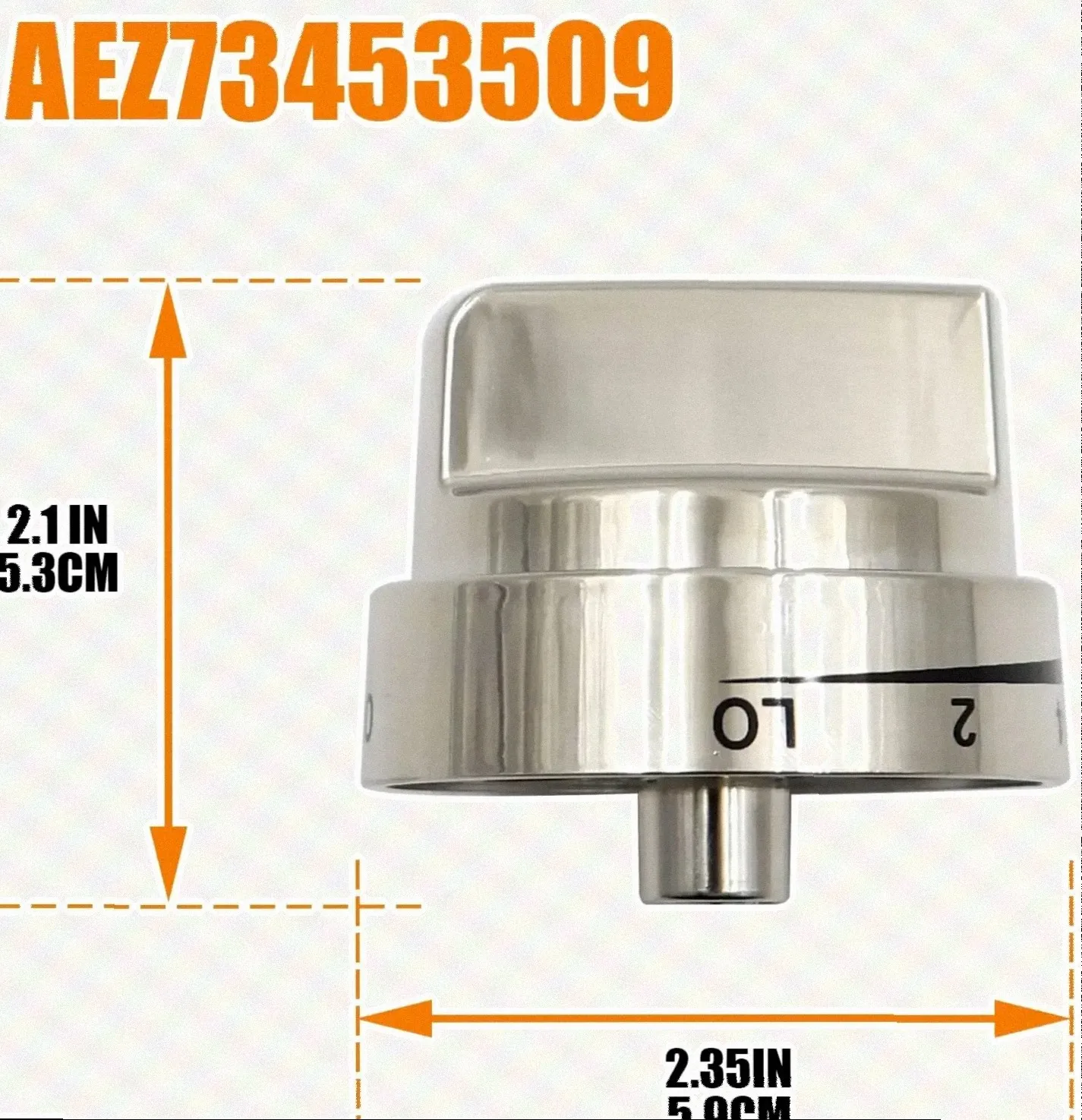 AEZ73453509 Gas Cooktop Stove Control Knob AEZ73453508 AEZ72909008 AP5669773 PS7321756 Compatible with L.G Oven Stovetop