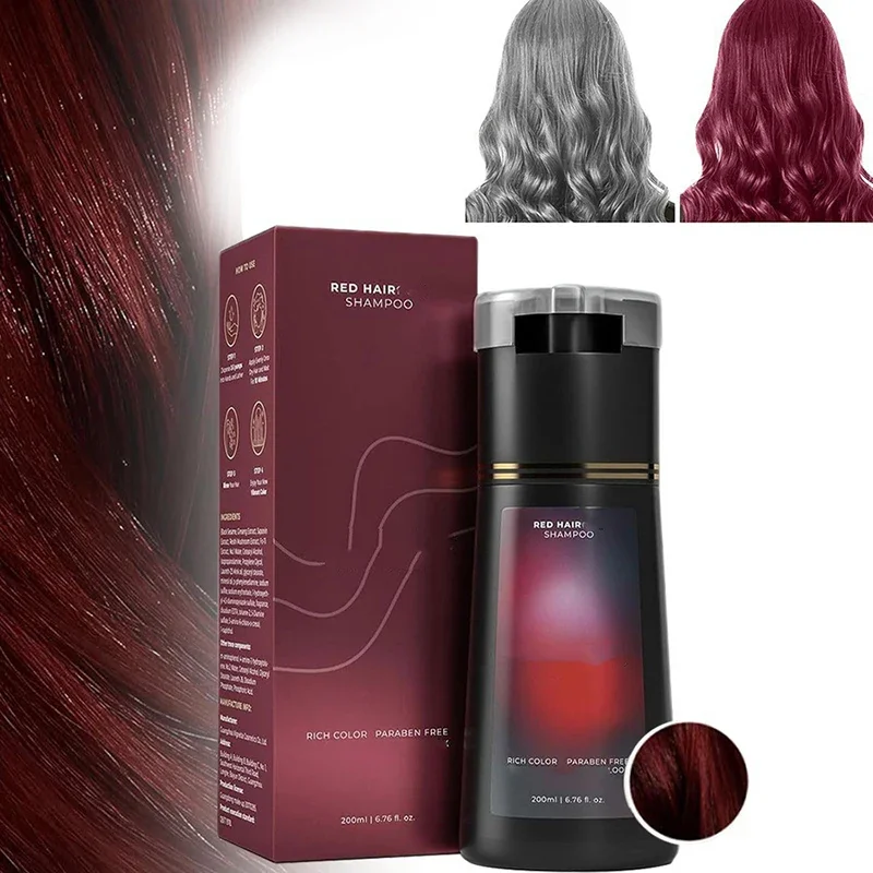 

Hair Dye Shampoo Non-irritating Lasting Repair Nourish Gray White Hair Care Women Men Color Plant Foam Hair Hairdressing 2200ML