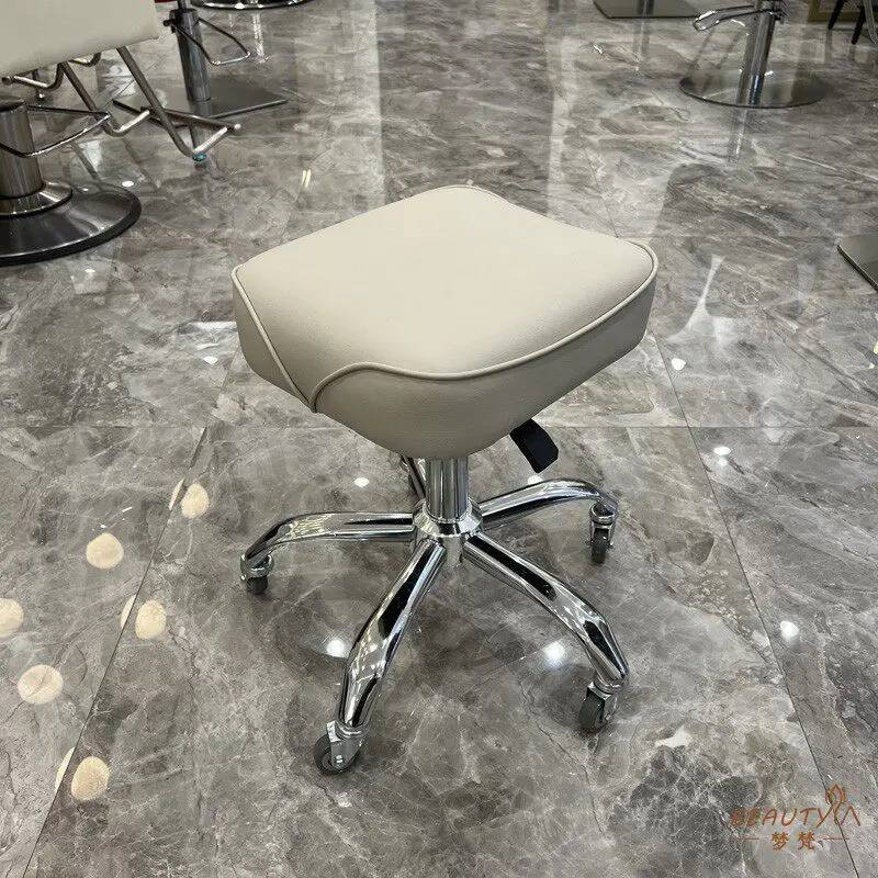 Professional Beauty Salon Stool Height Adjustable 360° Rotating Hairdresser Seat Nail Technician Work Chair Long Lasting Nice