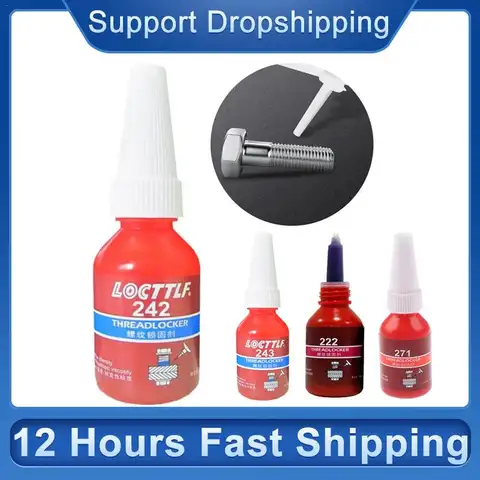 Threadlocker Loctite 242 High Strength Screw Glue Thread Locking Agent Anaerobic Glue Anti-loose Screw Accessories Super Glue