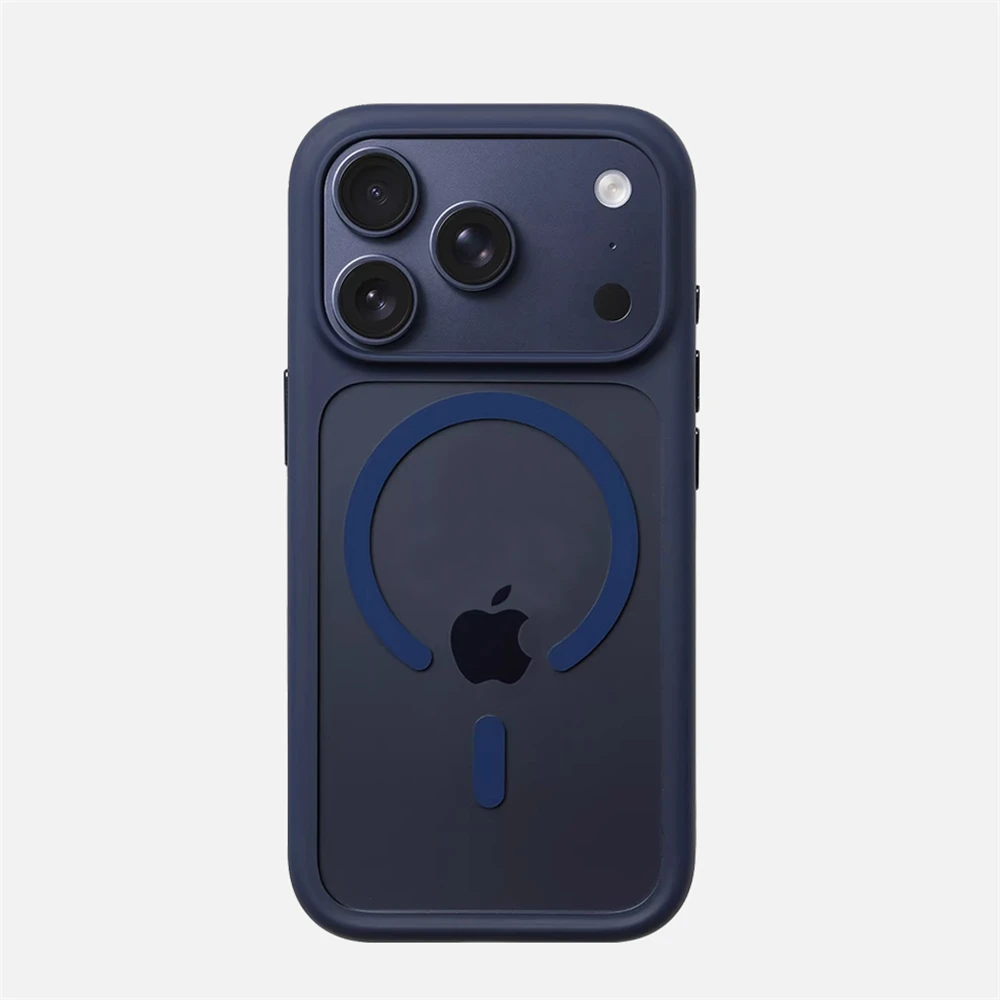 Luxuriöse Transparente Magnetische Schutzhülle für iPhone 18 17 16 Pro Max für Magsafe Kabelloses Laden Stoßfeste Klare Hartschale – Detail 8