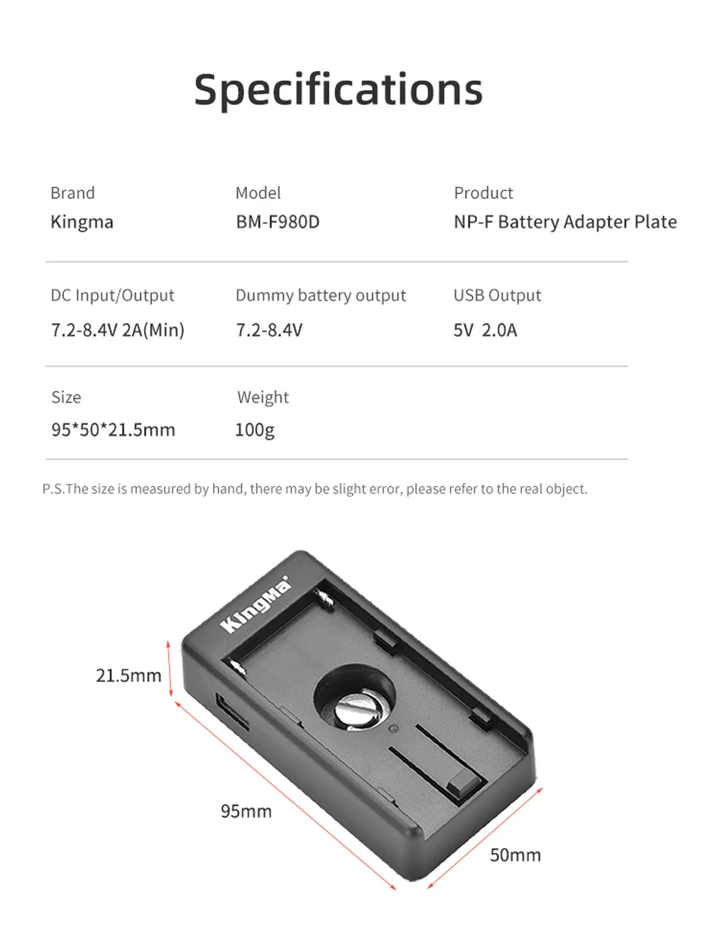 LP-E8 Dummy Battery DR-E8 DC Coupler with NP-F Battery Adapter Plate For Canon EOS Rebel T5i T4i T3i T2i Kiss X6 Kiss X5 Kiss X4