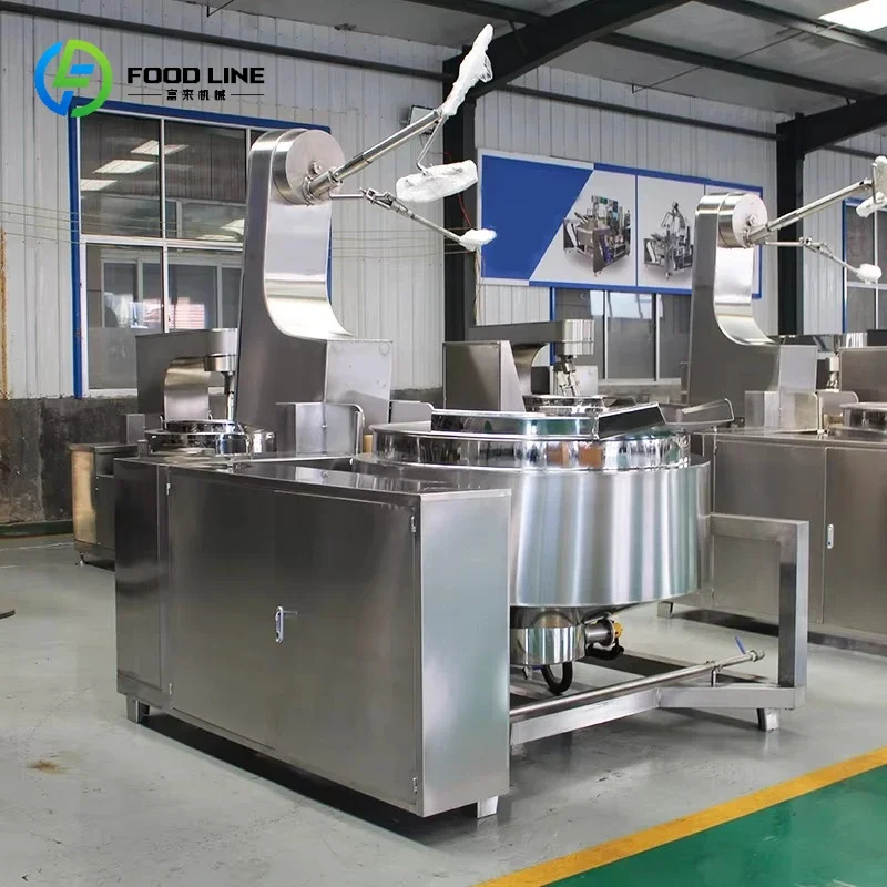 Commercial Industrial Automatic Cooking Wok Intelligent Fried Rice Machine Planetary Stirring Pot Customized