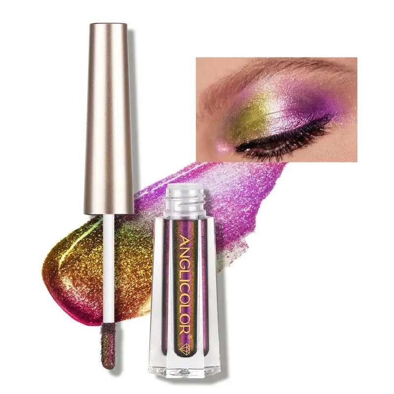 Glitter Eyeshadow Makeup Chameleon Eyeshadow Makeup MultiChrome Eyeshadow Glitter Liquid Eye Shadow For Women Girls