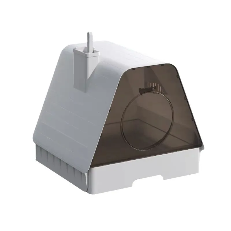 

Wooden house cat litter box fully enclosed deodorant