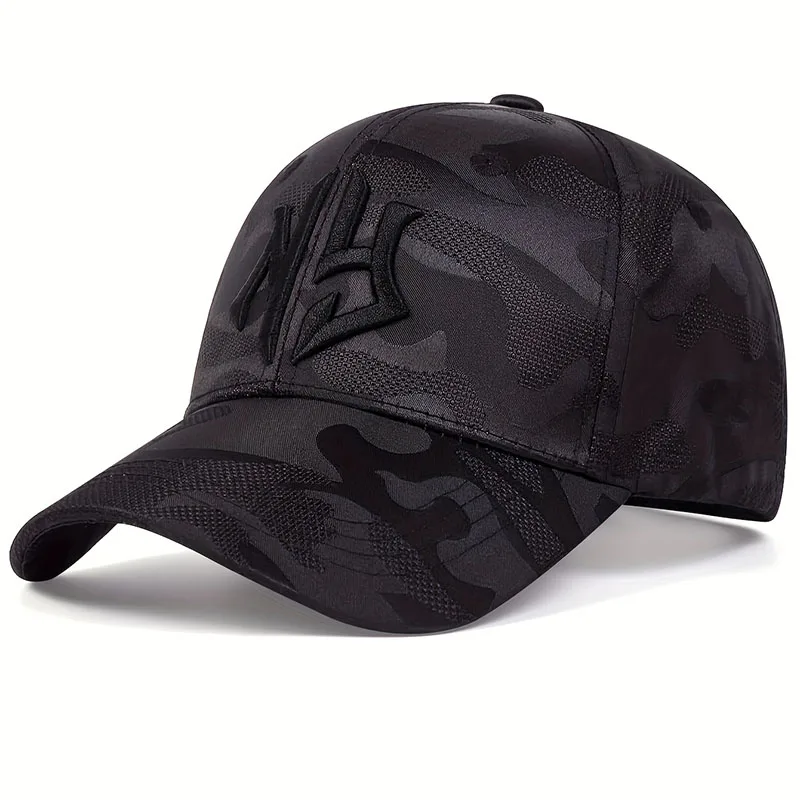 Moda wyszywane litery kamuflaż czapka z daszkiem czapka z daszkiem wiosna jesień czapka typu snapback regulowane sportowe kapelusze na co dzień