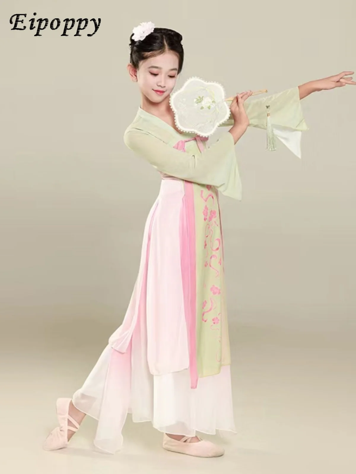 Classical dance costume, Chinese style umbrella dance