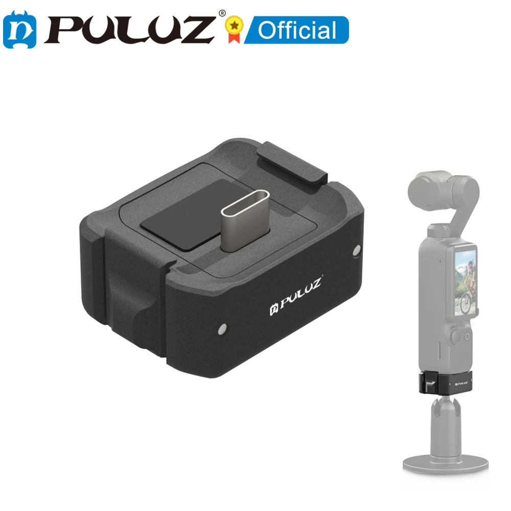 

PULUZ for DJI OSMO Pocket 3 USB-C / Type-C Dock Desktop Charging Base Aluminum Alloy Bracket