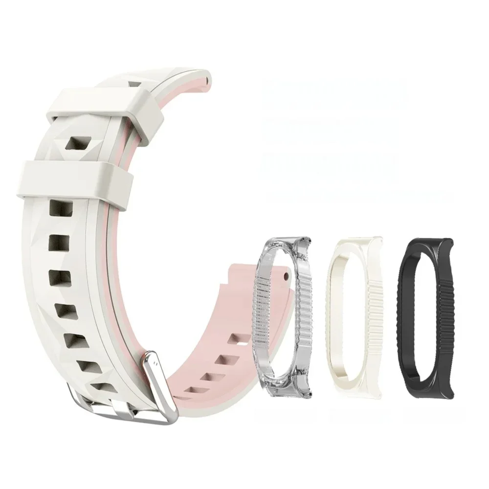 

Strap + Case For Xiaomi Mi Band 9 8 7 6 5 4 3 Bracelet Ice Crystal Diamond Silicone Replacement Sport Band Watch Accessories