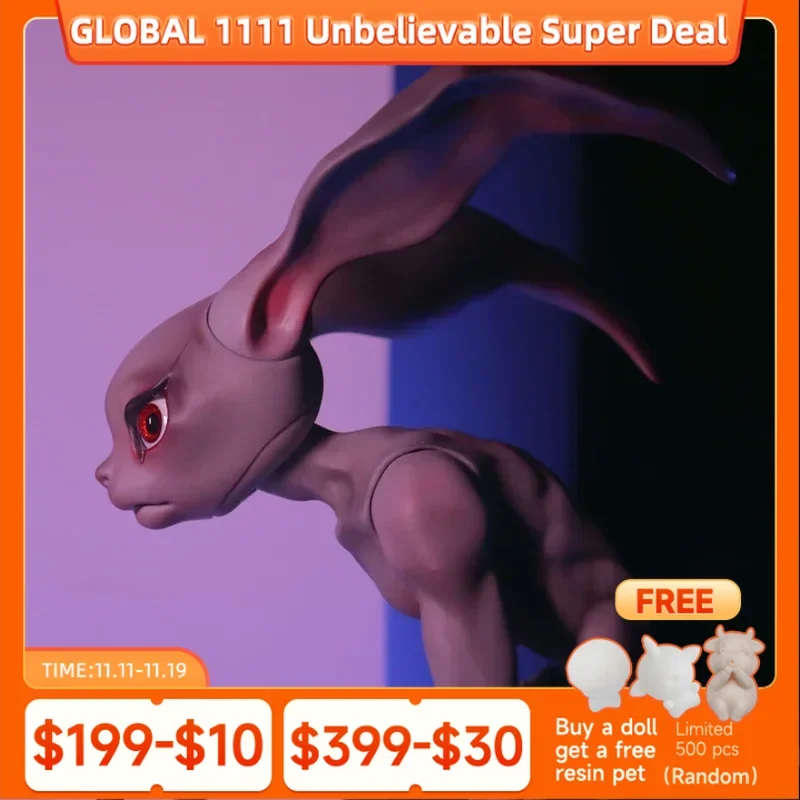 

Коллекция игрушек для кукол Crazy Bunny 1/4 BJD, фигурка с шарнирным шарниром Monst High, куклы, игрушки для девочек, рождественский выбор