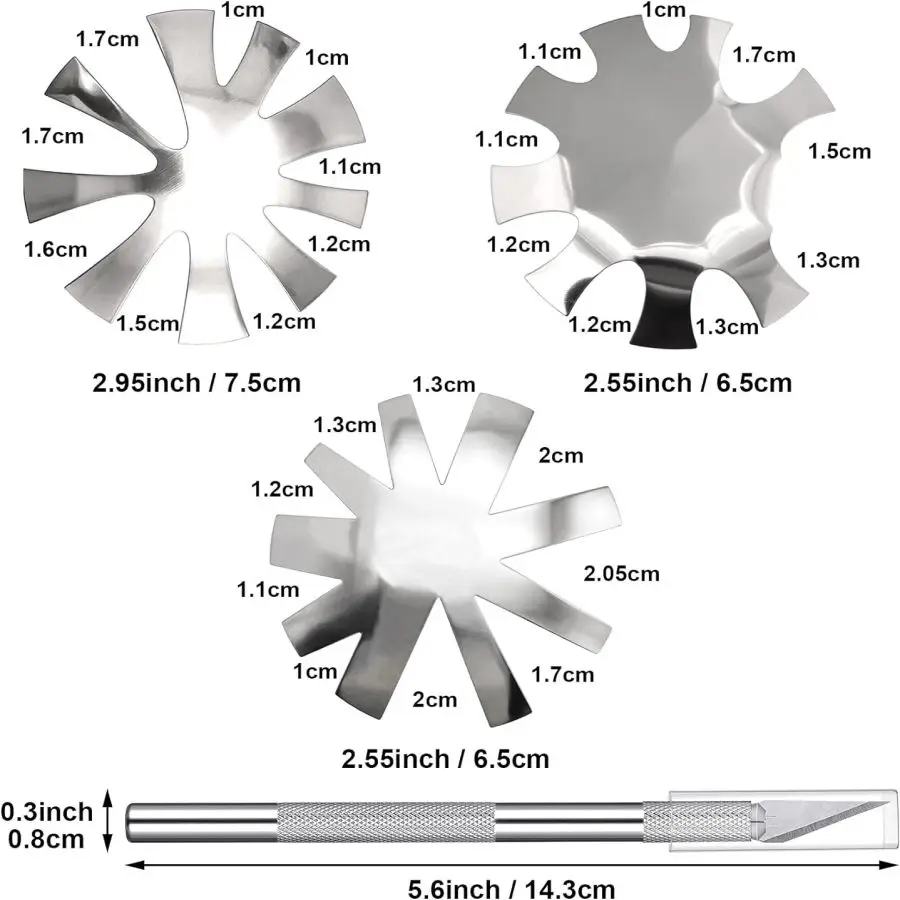 French Cutter For Nails Set, French Tip Cutter Edge Trimmer, Smile Line Acrylic V Cut Nail With Brush