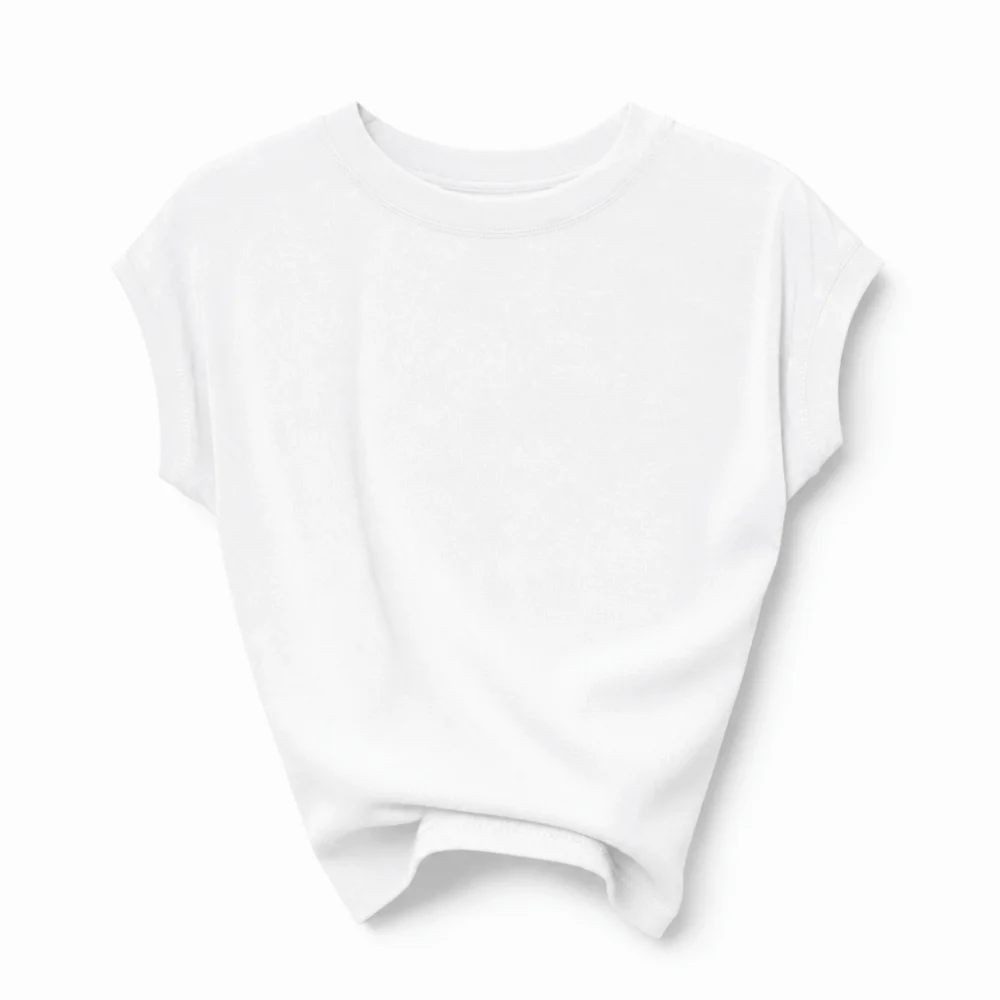 

Korean Style Round Neck Women T Shirt Solid Color Breathable T-shirt Top Stretchy Slim Fit Short Sleeved T Shirt Workout
