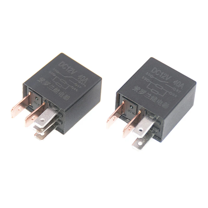 1PCS Car Relay DC 12V 40A Rated Current 1NO 1NC SPDT 4/5 Pins Car Automotive Alarm Relay 40 Amp Wholesale High Quality