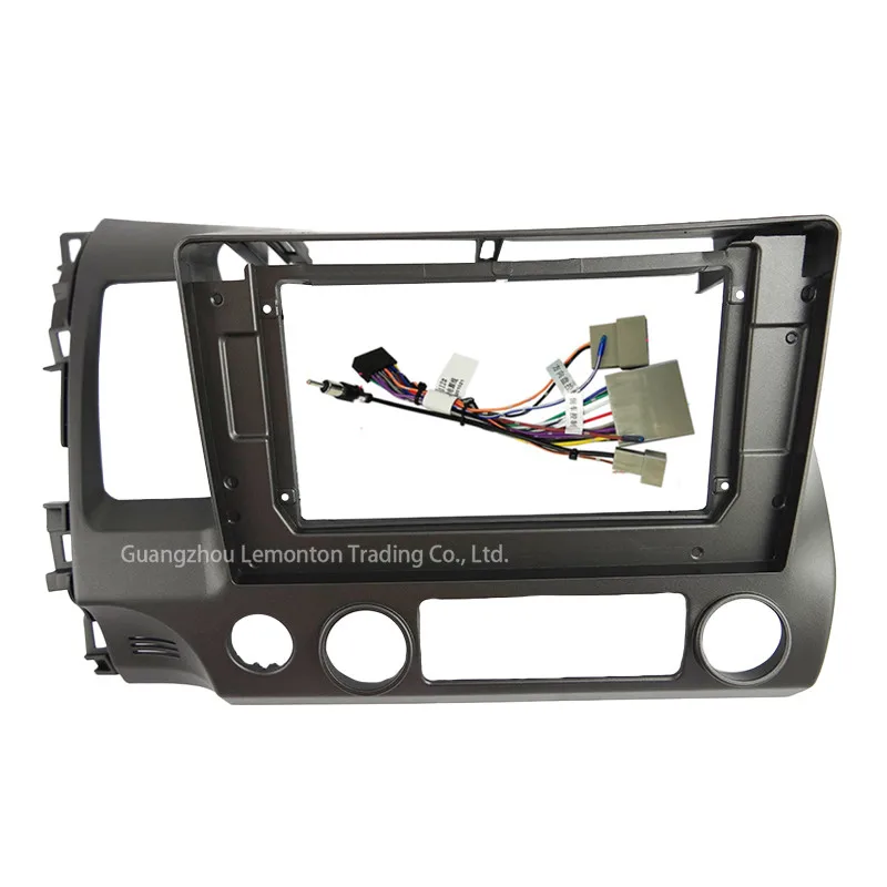 10.1-inch 2din Car Radio Dashboard For HONDA CIVIC 2008-2011 Stereo Panel, For Teyes Car Panel With Dual Din CD DVD Frame